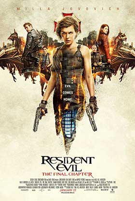 دانلود فیلم زیرنویس فارسی چسبیده رزیدنت ایول 6 قسمت پایانی Resident Evil The Final Chapter 2016
