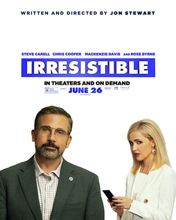 دانلود فیلم زیرنویس فارسی چسبیده مقاومت ناپذیر Irresistible 2020